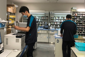 調剤業務の写真